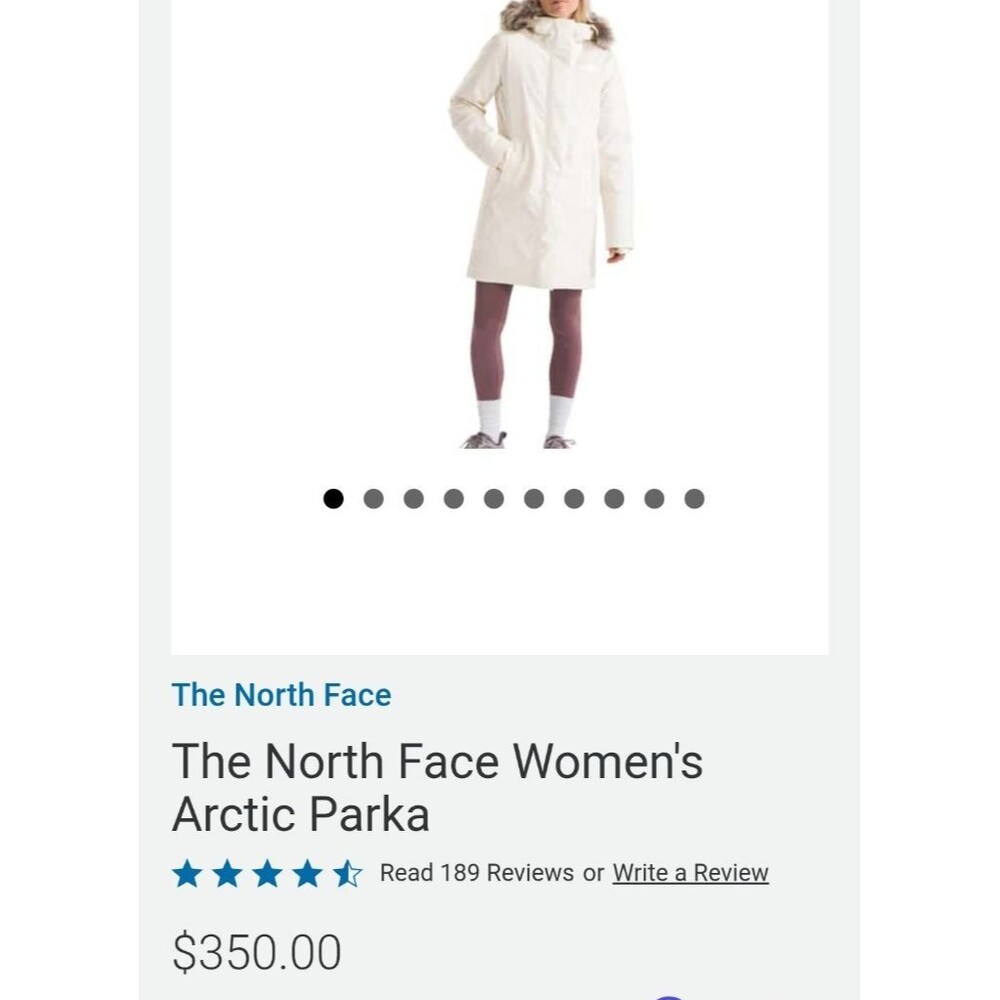 The North Face Women's Arctic Parka Women’s Size 2XL Goose Down Hyvent parka